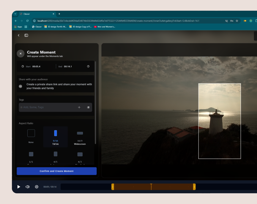 Browse your adventures on desktop and tablet