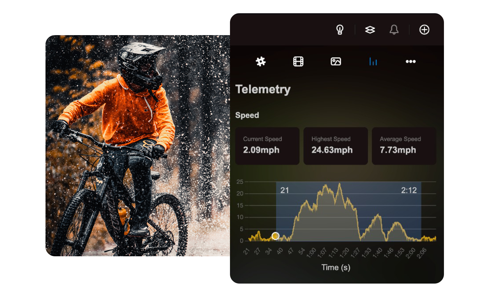 A screenshot showcasing a video overview panel